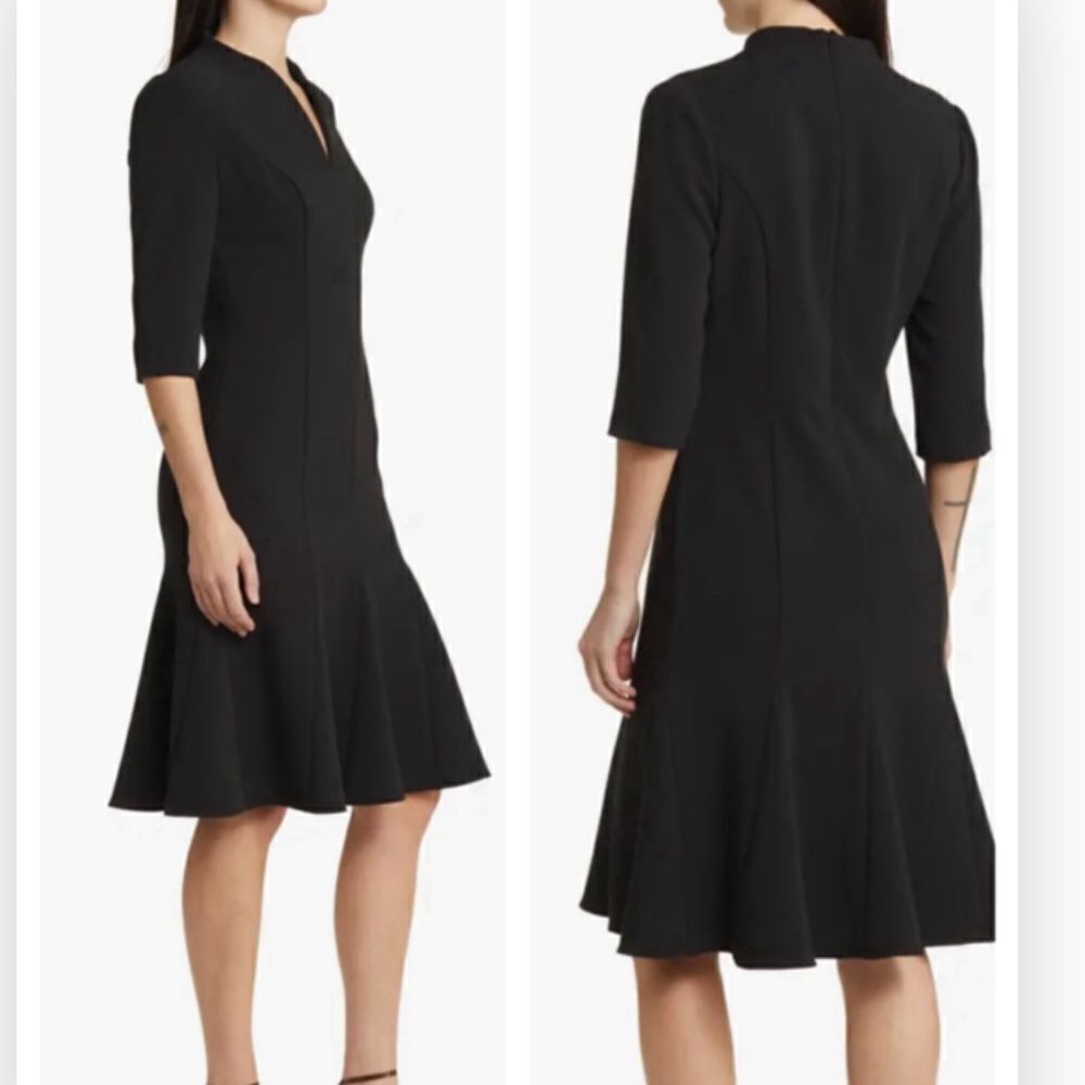 Black Halo Allic High Neck Dress size 12 NWT $415